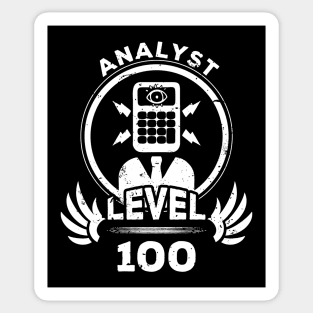 Level 100 Analyst Gift Sticker